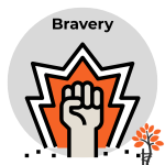 Bravery Award - Celebrates those who act with courage and conviction, especially in the face of adversity or personal risk. This award honours both high-profile acts and quiet, consistent bravery.